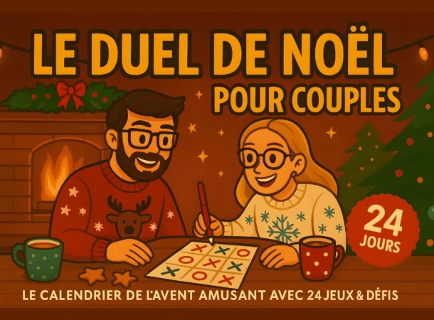 Le Duel de Noël pour couples ¿ Le calendrier de l¿Avent amusant avec 24 jeux et défis – Léa Lumière – boek cover