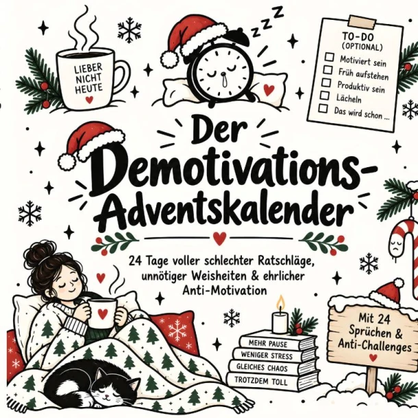 Der Demotivations-Adventskalender – Dawid Kraft – boek cover