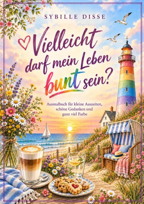 Vielleicht darf mein Leben bunt sein? – Sybille Disse – boek cover