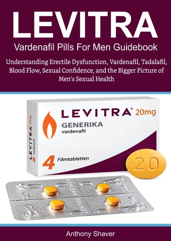 LEVITRA VARDENAFIL Pills For Men Guidebook – Anthony Shaver – boek cover