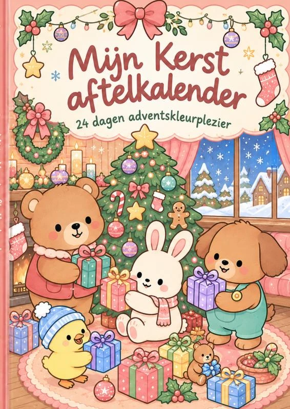 Mijn aftelkalender voor Kerst – Christel Bakker – boek cover