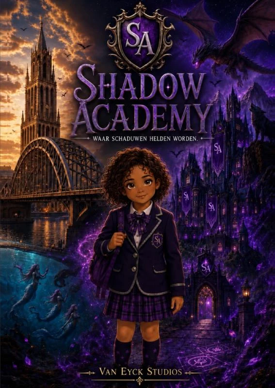 Shadow Academy – M Van Eyck – boek cover