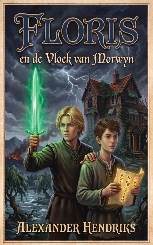Floris en de Vloek van Morwyn – Alexander Hendriks – boek cover