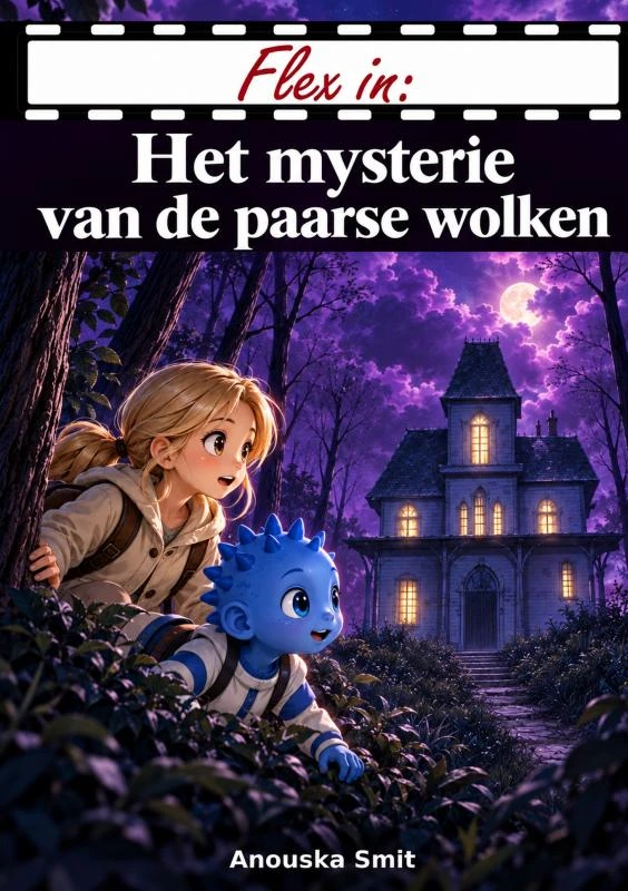 Het mysterie van de paarse wolken – Anouska Smit – boek cover