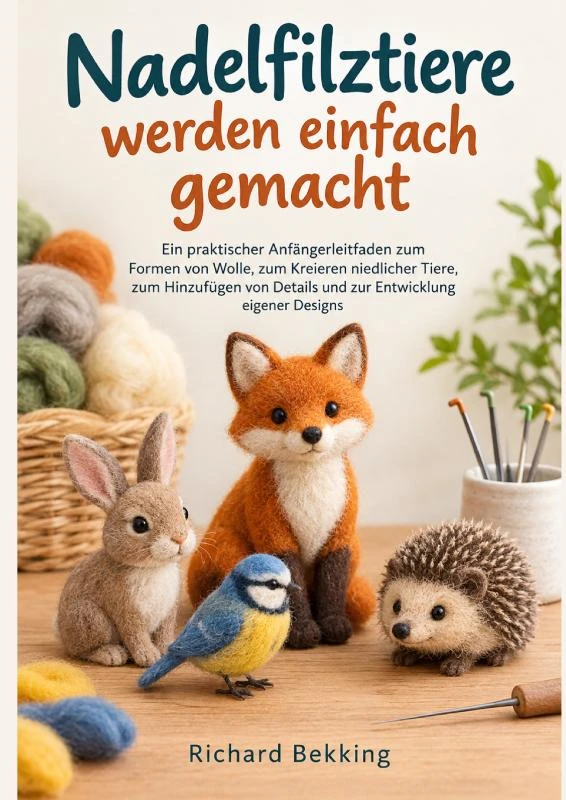 Nadelfilztiere werden einfach gemacht – Richard Bekking – boek cover