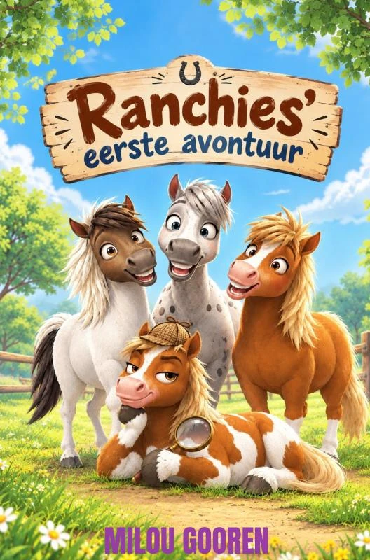 Ranchies' eerste avontuur – Milou Gooren – boek cover
