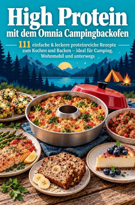 High Protein mit dem Omnia Campingbackofen – Esma Winterfeld – boek cover