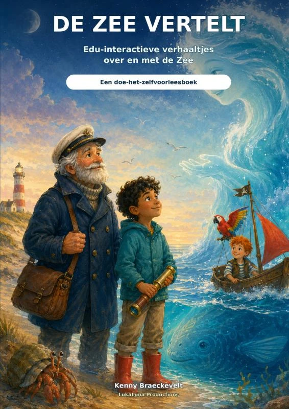 De Zee vertelt – Kenny Braeckevelt – boek cover