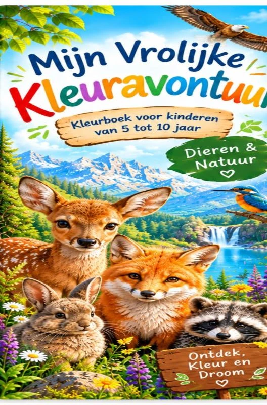 Mijn Vrolijke Kleuravontuur – Junior Nti-aning – boek cover