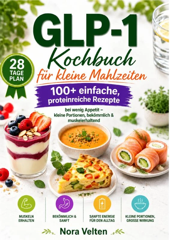GLP-1 Kochbuch für kleine Mahlzeiten – Nora Velten – boek cover