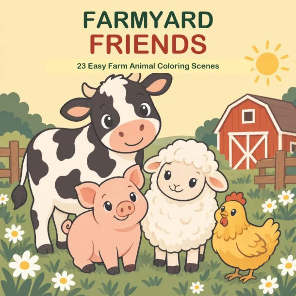 Farmyard Friends – Color Fun – boek cover