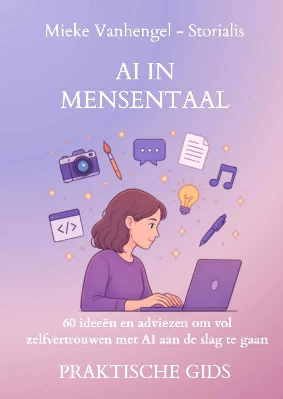 AI in mensentaal – Mieke Vanhengel – boek cover