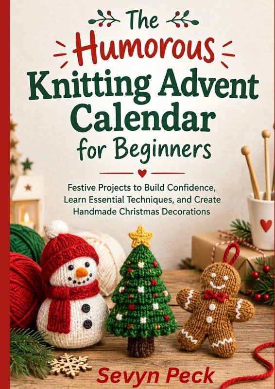 The Humorous Knitting Advent Calendar for Beginners – Sevyn Peck – boek cover
