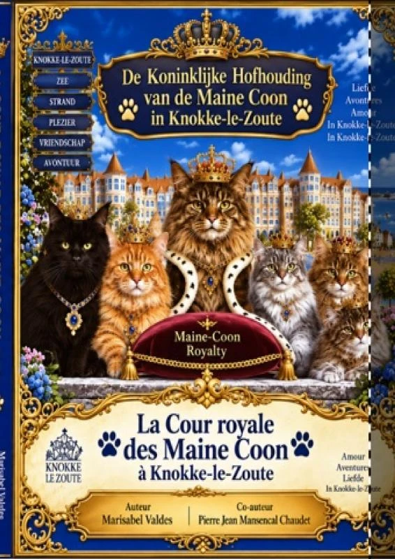 La Cour royale des Maine Coon a Knokke -le-Zoute – Valdes Marisabel – boek cover