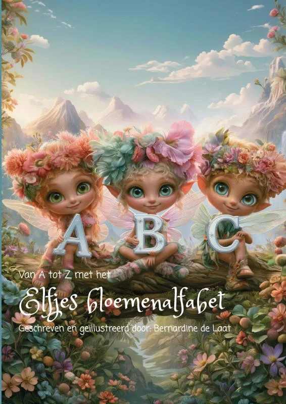 Elfjes Bloemenalfabet – Bernardine De Laat – boek cover