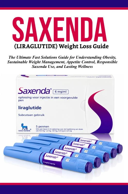Saxenda (Liraglutide) Weight Loss Guide – Anthony Coleman – boek cover