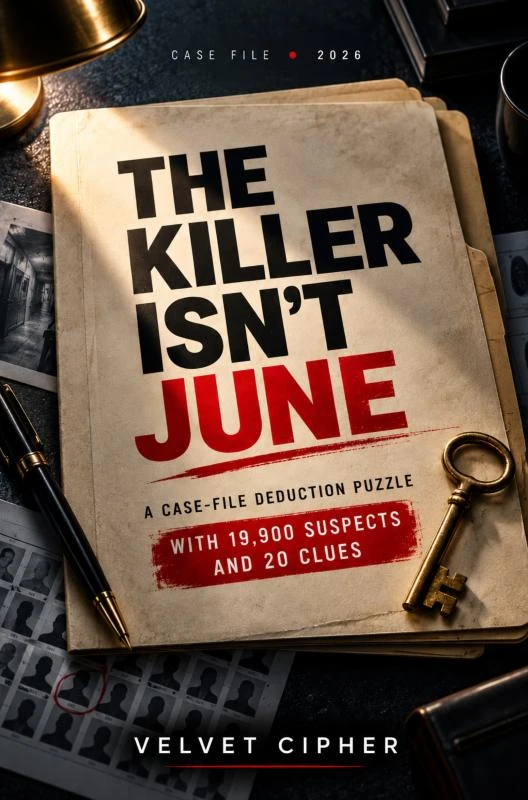 The Killer Isn¿t June – Velvet Cipher – boek cover