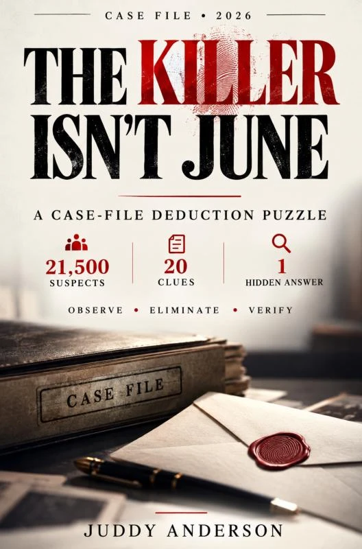 THE KILLER ISN'T JUNE – boek cover