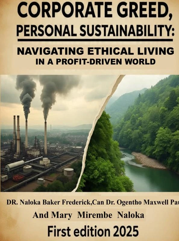CORPORATE GREED, PERSONAL SUSTAINABILITY – Dr. Naloka BAKER FREDERICK – boek cover