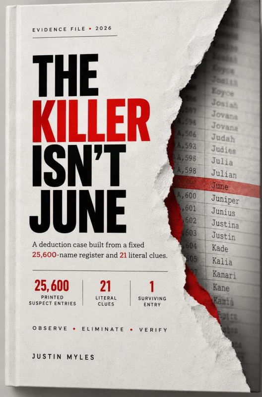 The Killer Isn¿t June – Justin Myles – boek cover
