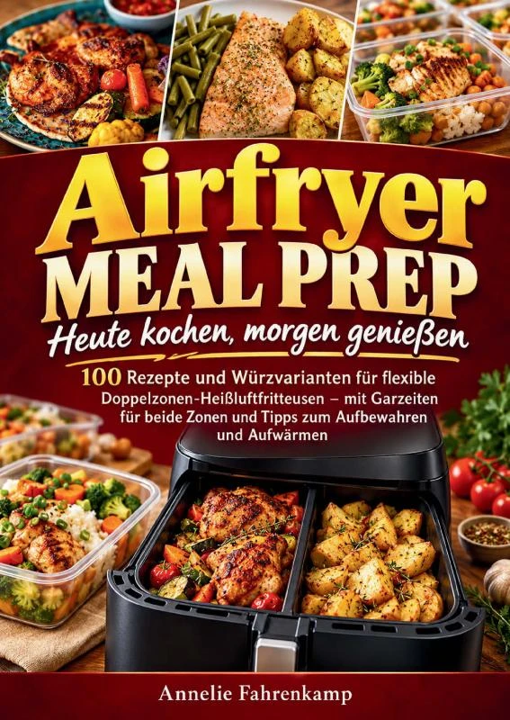 Airfryer Meal Prep: Heute kochen, morgen genießen – Annelie Fahrenkamp – boek cover