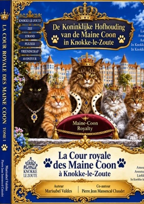 De Koninklijke Hofhouding van de Maine Coons in Knokke – Valdes Marisabel – boek cover