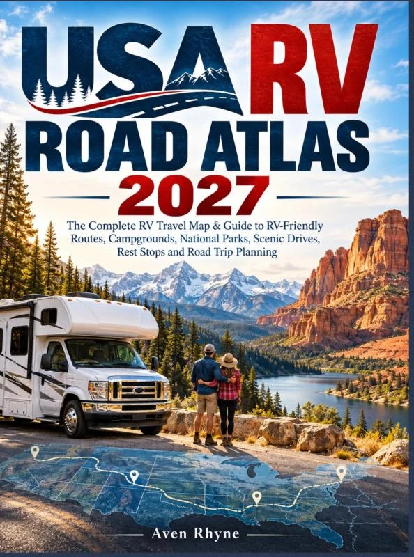 USA RV Road Atlas 2027 – Aven Rhyne – boek cover