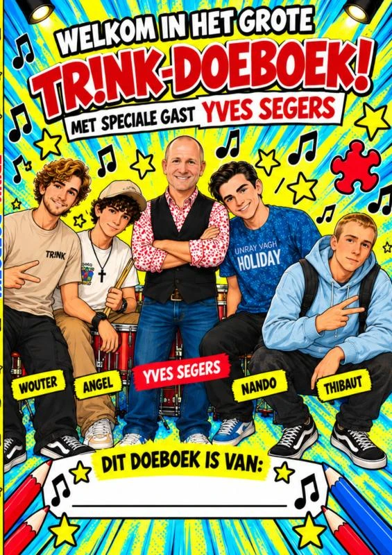 TR!NK-Doeboek ¿ Met speciale gast Yves Segers – Wouter Beijk – boek cover