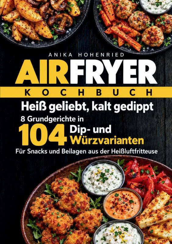 Airfryer ¿ Heiß geliebt, kalt gedippt – Anika Hohenried – boek cover