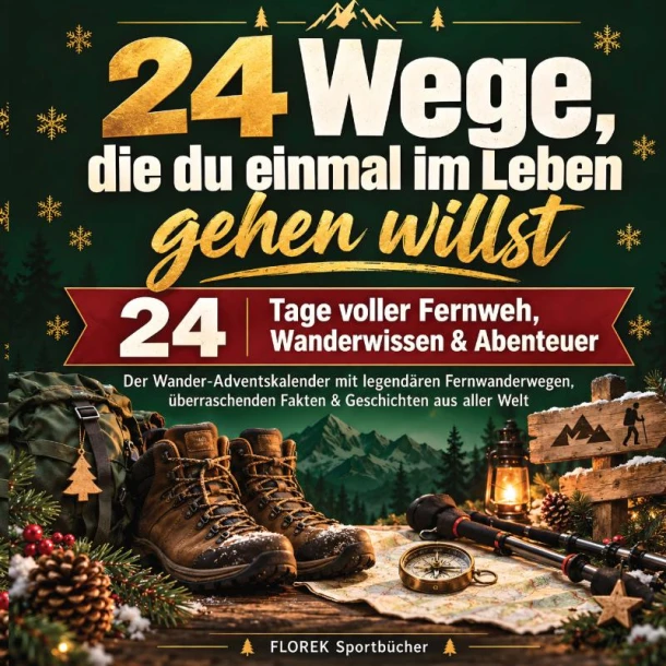 24 Wege, die du einmal im Leben gehen willst – Florek Sportbücher – boek cover