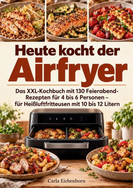 Heute kocht der Airfryer – Carla Eichenborn – boek cover