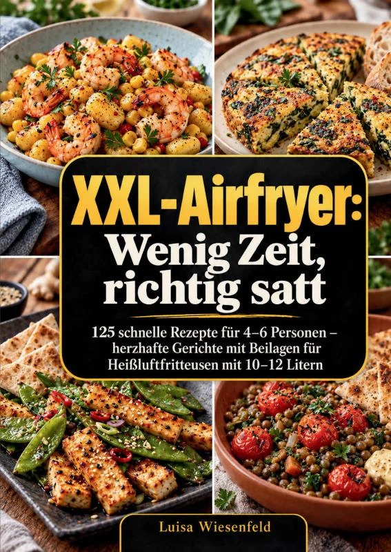 XXL-Airfryer: Wenig Zeit, richtig satt – Luisa Wiesenfeld – boek cover