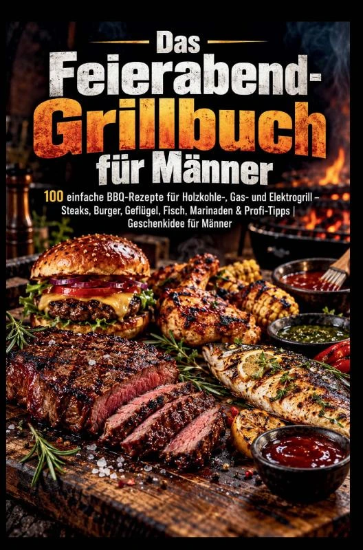 Das Feierabend-Grillbuch für Männer – Heike Grillfeld – boek cover