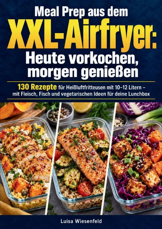 Meal Prep aus dem XXL-Airfryer: Heute vorkochen, morgen genießen – Luisa Wiesenfeld – boek cover