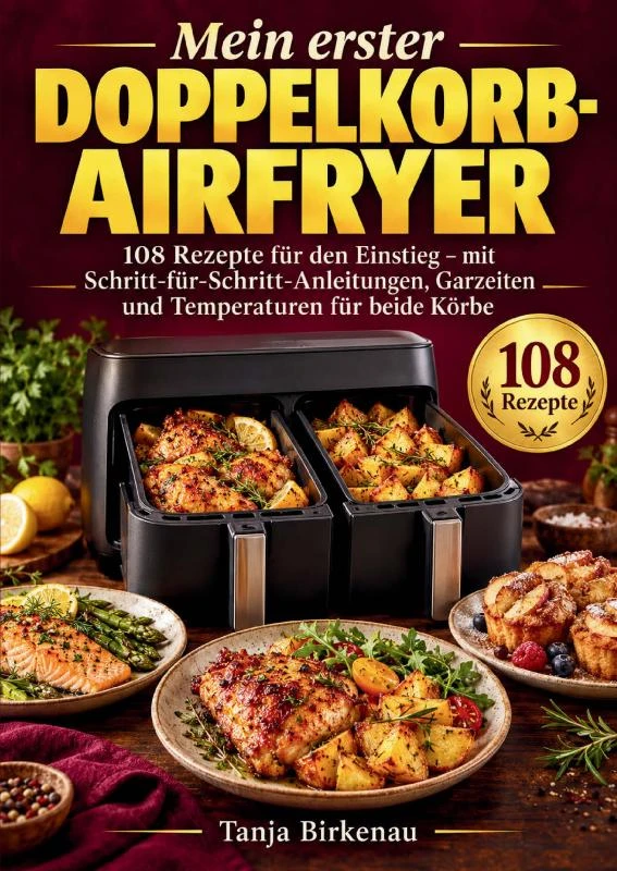 Mein erster Doppelkorb-Airfryer – Tanja Birkenau – boek cover