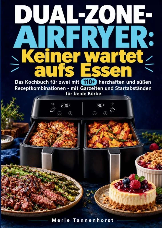 Dual-Zone-Airfryer: Keiner wartet aufs Essen – Merle Tannenhorst – boek cover