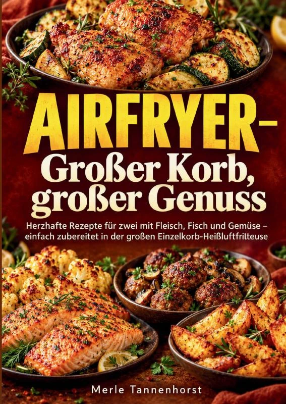 Airfryer ¿ Großer Korb, großer Genuss – Merle Tannenhorst – boek cover