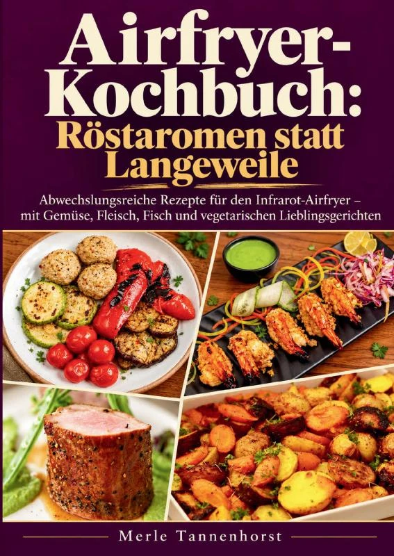 Airfryer-Kochbuch: Röstaromen statt Langeweile – Merle Tannenhorst – boek cover