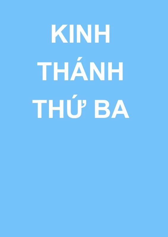 Kinh Thánh Th¿ Ba – Anna Maria Hosta – boek cover