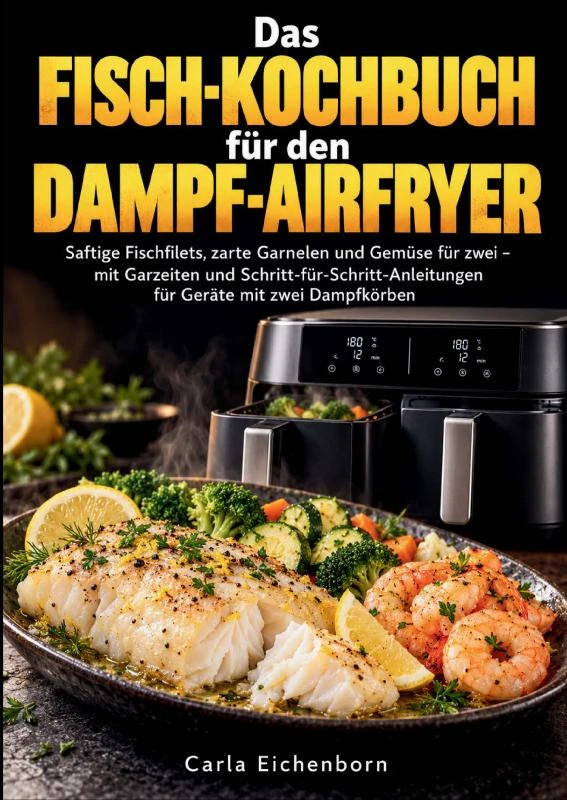 Das Fisch-Kochbuch für den Dampf-Airfryer – Carla Eichenborn – boek cover