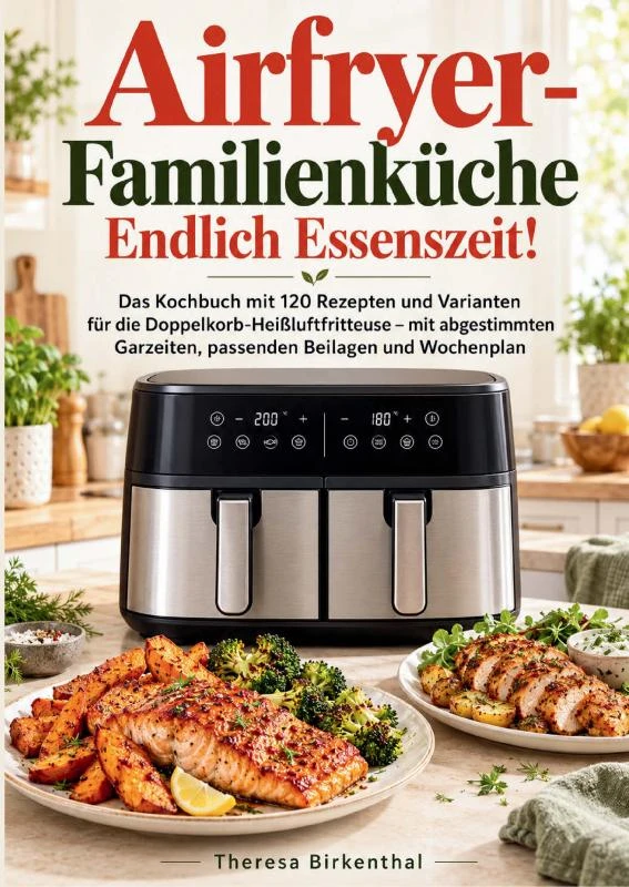 Airfryer-Familienküche ¿ Endlich Essenszeit! – Theresa Birkenthal – boek cover