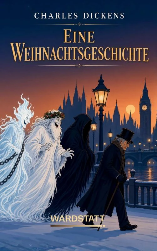 Eine Weihnachtsgeschichte – Charles Dickens – boek cover