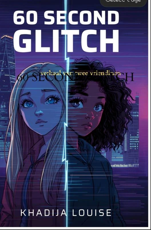 60 second glitch – Khadija Louise – boek cover