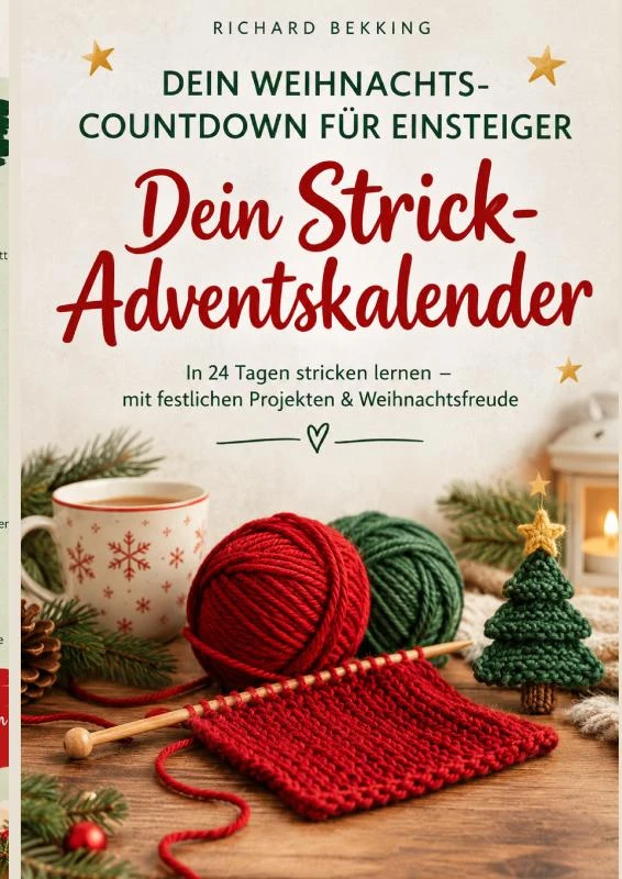 Dein Strick- Adventskalender – Richard Bekking – boek cover