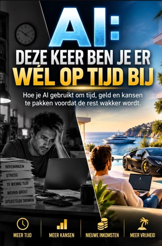 AI: Deze keer ben je er wel op tijd bij – Milan Vermeer – boek cover