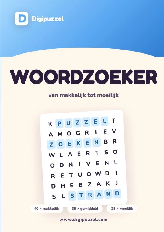 Digipuzzel Woordzoeker – Digipuzzel – boek cover