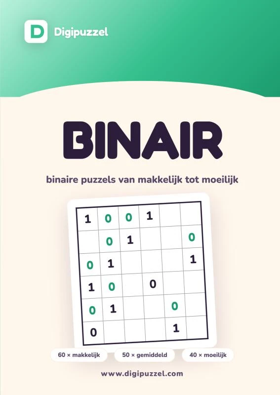 Digipuzzel Binaire Puzzels – Digipuzzel – boek cover