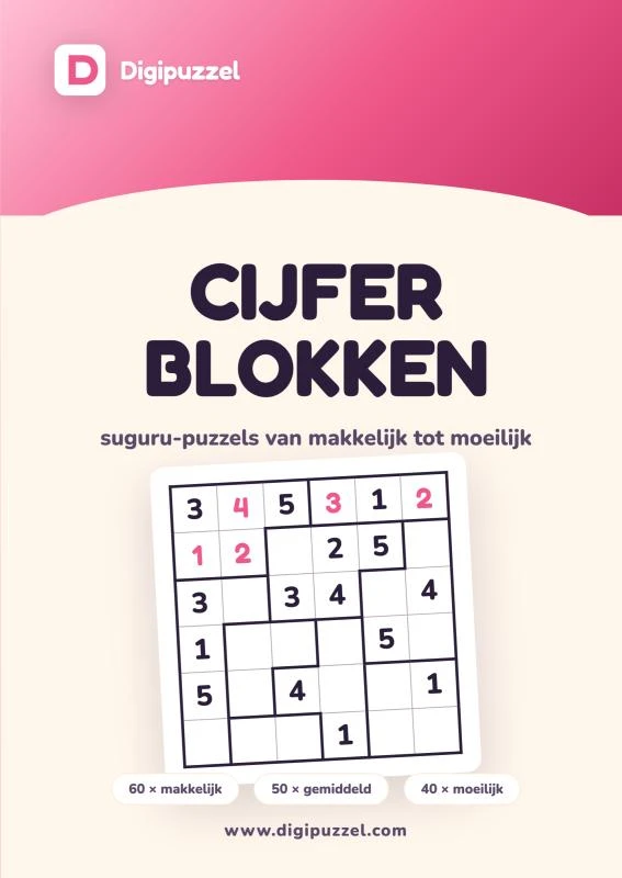 Digipuzzel Cijferblokken – Digipuzzel – boek cover