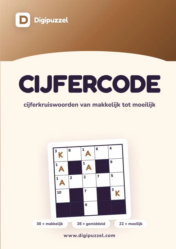 Digipuzzel Cijfercode – Digipuzzel – boek cover
