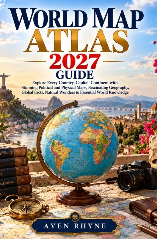 World Map Atlas 2027 Guide – Aven Rhyne – boek cover